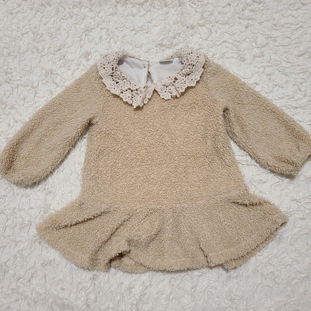 Fuzzy Dress for Baby Girl